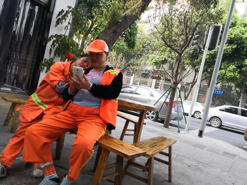 清洁工，你们辛苦了