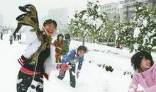 冬天打雪仗