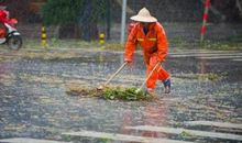 吃苦耐劳的清洁工