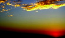 那一片落日的余晖