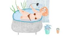 我爱洗澡小学作文