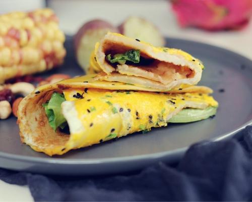 在馅饼上加一盘