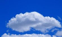 天空中的云