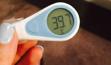 我发高烧了