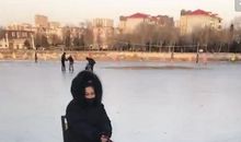 第一次去冰上玩