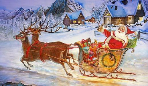 圣诞老人送礼物