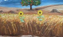 我爱家乡的谷子地