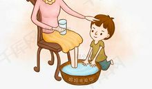 第一次给奶奶洗脚