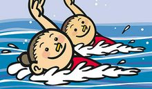 我终于会游泳了