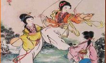 清明节江边祭祖