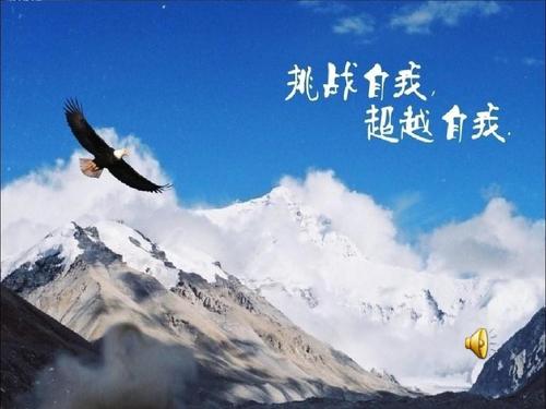 挑战生活，超越自我