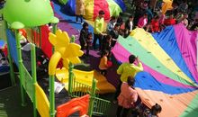 运动会上真热闹