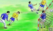 记一场年级足球赛