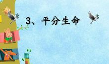 平分生命读后感