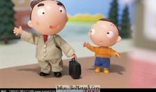 我和爸爸和好了