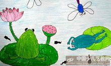 二年级看图写话夏天的池塘