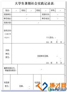 暑假社会实践活动报告
