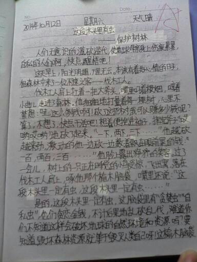 这块木头一定有虫子