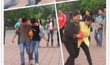 两人三足接力赛作文