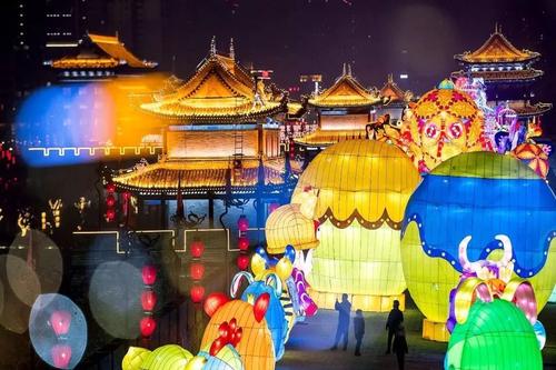 西安看灯展