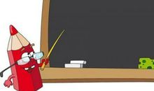 粉笔黑板黑板擦的故事