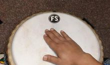 第一次学非洲手鼓