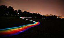 当彩虹缓缓升起