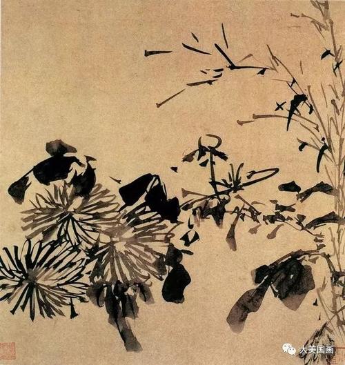 秋菊成画