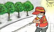 仰望你“环卫工人”