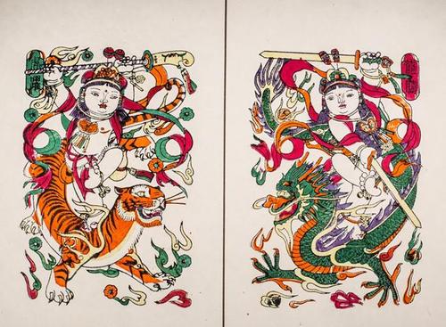 首次制作木版新年图片