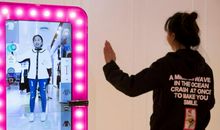 打碎了的试衣镜