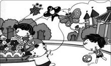 看图写话小明偷看电视