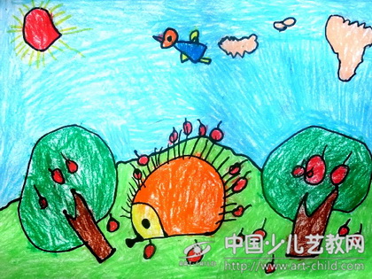 刺猬苹果看图片和写作