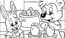 看图说话小女孩做饭