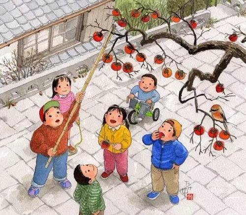 童年的春天乐趣