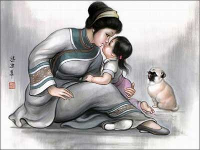 我感受到母爱