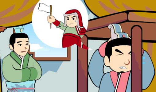 一个胆小的人
