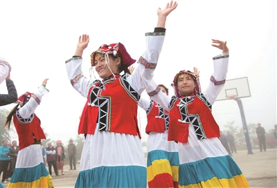 民族团结的美丽盛开的花朵