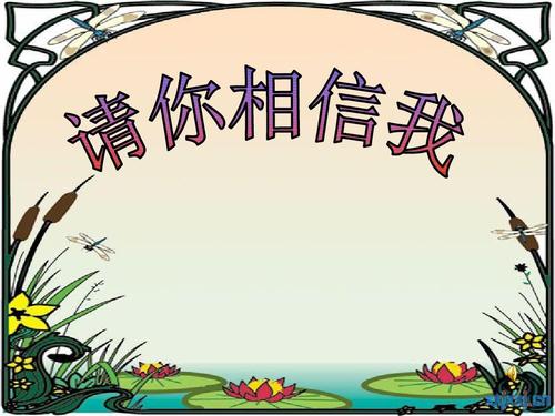 请相信我