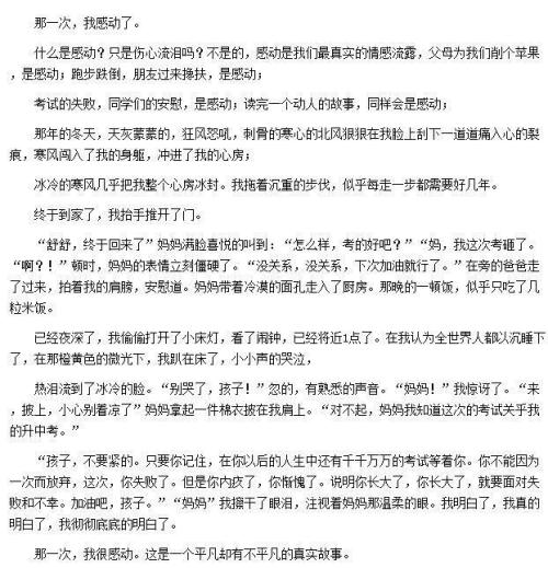 那个时候，我选了600个单词组成什么