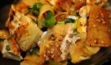 第一次做烤冷面