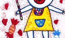 爱吃零食的小白兔