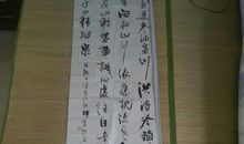 记参加西安书法比赛