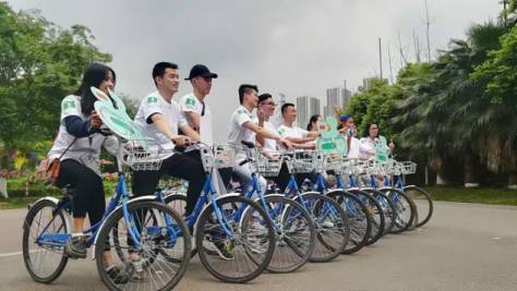我喜欢骑自行车