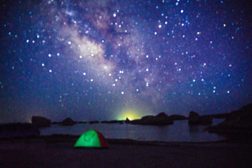 夜晚的星空