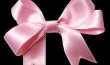 粉色的蝴蝶结