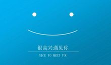 很高兴遇见了你