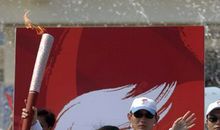 传递奥运火炬，发扬体育精神