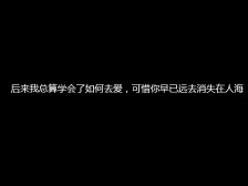 爱永远不会消失