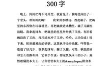 什么的的感觉真好作文